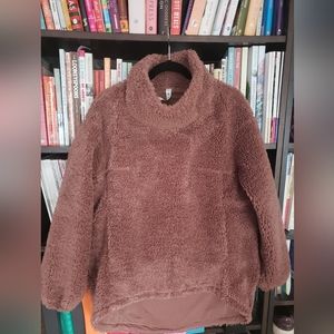 Lululemon Warmth Restore pullover - size 8. Smokey topaz